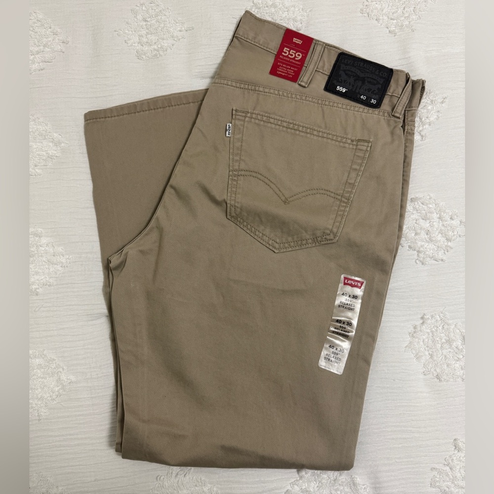 Levi's 559 Relaxed Straight Tan Men's Pants